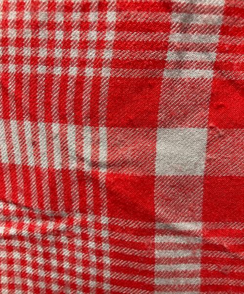 tricot COMME des GARCONS（トリココムデギャルソン）tricot COMME des GARCONS (トリココムデギャルソン) ウールチェックスカート レッド サイズ:FREEの古着・服飾アイテム
