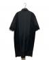 中古・古着 FRED PERRY (フレッドペリー) Sheer Knit Paneled Shirt Dress/シアーニットパネルドレス ブラック サイズ:36：10000円