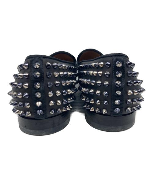 Christian Louboutin（クリスチャン・ルブタン）Christian Louboutin (クリスチャン・ルブタン) スタッズタッセルレザーシューズ ブラック サイズ:41の古着・服飾アイテム