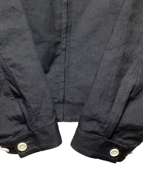 HUM VENT（ヒューベント）HUM VENT (ヒューベント) リネンジャケット ネイビー サイズ:03の古着・服飾アイテム