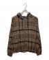 BoTT（ボット）の古着「HEAVY CHECK ZIP HOODIE」｜ブラウン×ブラック