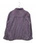 BoTT (ボット) Zip-up Flannel Shirt/ジップアップフランネルシャツ ブルー×レッド サイズ:L：15000円