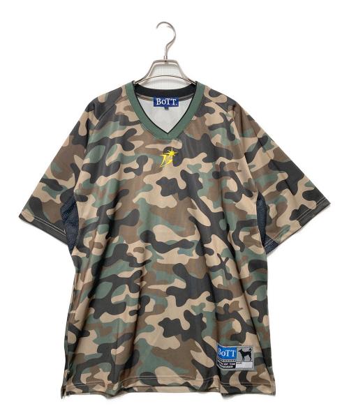 BoTT（ボット）BoTT (ボット) Paneled Training Shirt カーキ サイズ:Lの古着・服飾アイテム