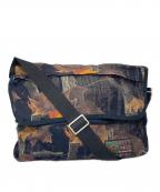 BoTTボット）の古着「Canvas Shoulder Bag/キャンバスショルダーバッグ」｜ブラック×ブラウン