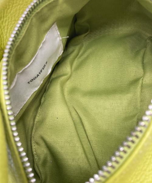 TODAYFUL（トゥデイフル）TODAYFUL (トゥデイフル) Leather Wrap Bag 黄緑の古着・服飾アイテム