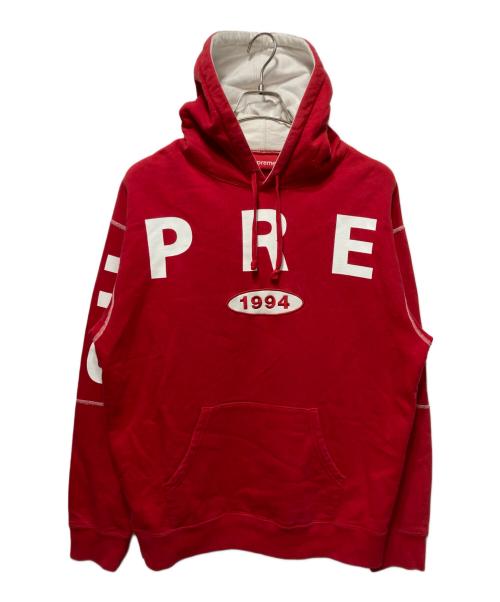 SUPREME（シュプリーム）SUPREME (シュプリーム) Spread Logo Hooded Sweatshirt/スプレッドロゴフーデッドスウェット レッド サイズ:Ｍの古着・服飾アイテム