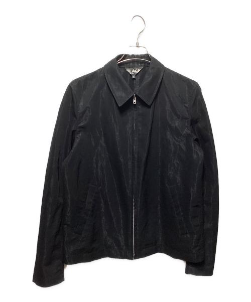 BLACK COMME des GARCONS（ブラックコムデギャルソン）BLACK COMME des GARCONS (ブラックコムデギャルソン) ジップアップジャケット ブラック サイズ:Lの古着・服飾アイテム