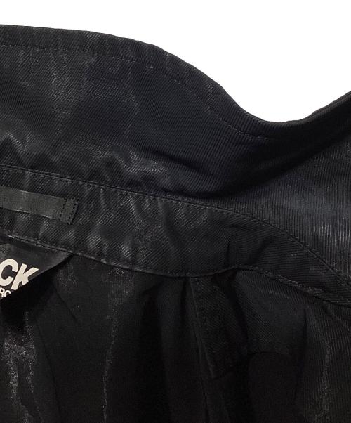 BLACK COMME des GARCONS（ブラックコムデギャルソン）BLACK COMME des GARCONS (ブラックコムデギャルソン) ジップアップジャケット ブラック サイズ:Lの古着・服飾アイテム