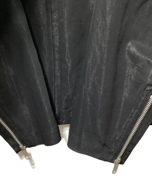 BLACK COMME des GARCONS（ブラックコムデギャルソン）BLACK COMME des GARCONS (ブラックコムデギャルソン) ジップアップジャケット ブラック サイズ:Lの古着・服飾アイテム