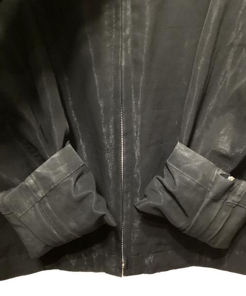 BLACK COMME des GARCONS（ブラックコムデギャルソン）BLACK COMME des GARCONS (ブラックコムデギャルソン) ジップアップジャケット ブラック サイズ:Lの古着・服飾アイテム