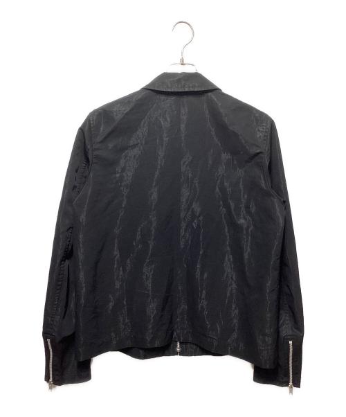BLACK COMME des GARCONS（ブラックコムデギャルソン）BLACK COMME des GARCONS (ブラックコムデギャルソン) ジップアップジャケット ブラック サイズ:Lの古着・服飾アイテム