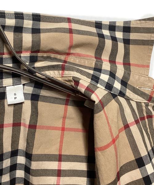 BURBERRY（バーバリー）BURBERRY (バーバリー) ノバチェックシャツ ベージュ サイズ:Sの古着・服飾アイテム