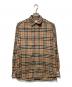 BURBERRY（バーバリー）の古着「ノバチェックシャツ」｜ベージュ
