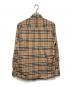 BURBERRY (バーバリー) ノバチェックシャツ ベージュ サイズ:S：20000円