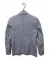 Weekend Max Mara (ウィークエンド マックスマーラ) シアサッカーストライプジャケット ネイビー×ホワイト サイズ:44：6000円