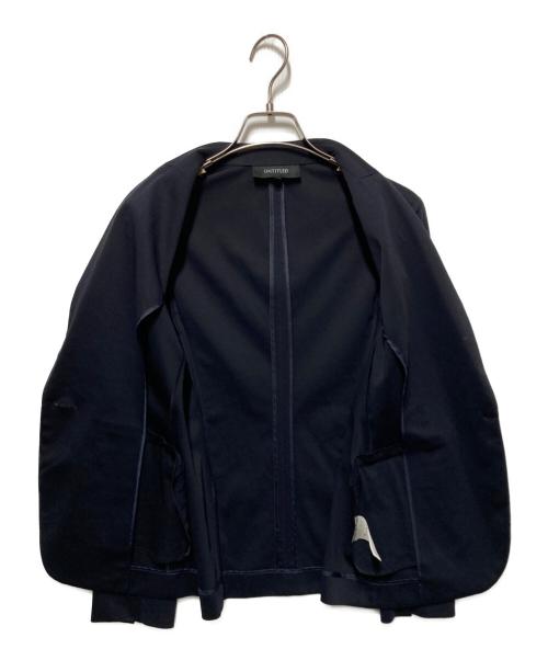 UNTITLED（アンタイトル）UNTITLED (アンタイトル) ノイカトレアジャージ テーラードジャケット ネイビー サイズ:1の古着・服飾アイテム