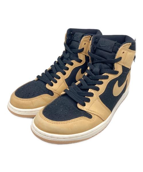 NIKE（ナイキ）NIKE (ナイキ) ハイカットスニーカー ベージュ×ブラック サイズ:26.5cmの古着・服飾アイテム