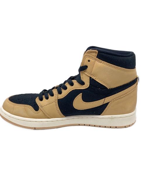 NIKE（ナイキ）NIKE (ナイキ) ハイカットスニーカー ベージュ×ブラック サイズ:26.5cmの古着・服飾アイテム