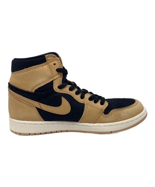 NIKE（ナイキ）NIKE (ナイキ) ハイカットスニーカー ベージュ×ブラック サイズ:26.5cmの古着・服飾アイテム