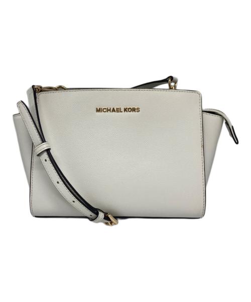 MICHAEL KORS（マイケル・コース）MICHAEL KORS (マイケル・コース) ショルダーバッグ ホワイトの古着・服飾アイテム