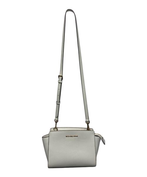 MICHAEL KORS（マイケル・コース）MICHAEL KORS (マイケル・コース) ショルダーバッグ ホワイトの古着・服飾アイテム