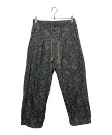 JOURNAL STANDARD（ジャーナルスタンダード）の古着「リバティー リップストップオーバーパンツ」｜カーキ×ネイビー