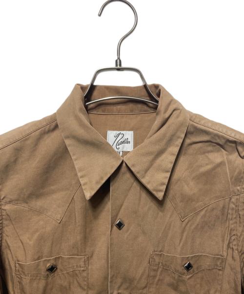 Needles（ニードルズ）Needles (ニードルズ) ウエスタンシャツ ブラウン サイズ:Mの古着・服飾アイテム