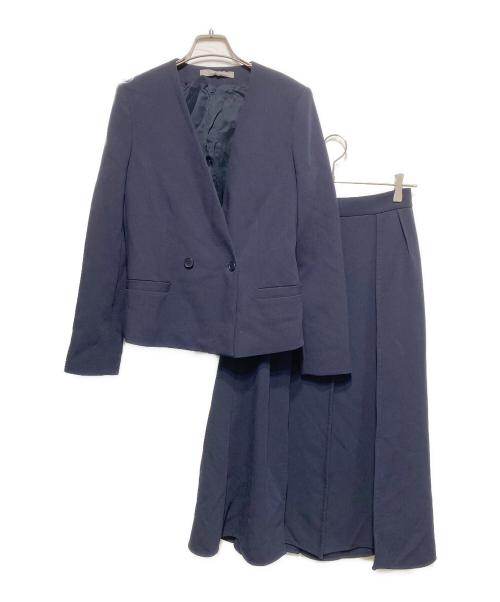 theory luxe（セオリーリュクス）theory luxe (セオリーリュクス) Cosimo Adanel スカートセットアップ ネイビー サイズ:38の古着・服飾アイテム