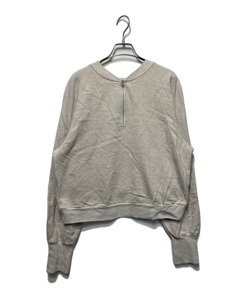 L'appartement（アパルトモン）L'appartement (アパルトモン) バックジップスウェット グレー サイズ:FREEの古着・服飾アイテム