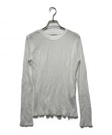EVERYDAY I LIKE.（エヴリデイ アイ ライク）の古着「TOTAN Sheer Tシャツ」｜ホワイト