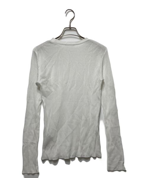 EVERYDAY I LIKE.（エヴリデイ アイ ライク）EVERYDAY I LIKE. (エヴリデイ アイ ライク) TOTAN Sheer Tシャツ ホワイト サイズ:無しの古着・服飾アイテム