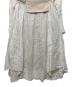 中古・古着 Ameri (アメリ) WASHI LAYERED DRESS ベージュ×ホワイト サイズ:Ｍ：6000円