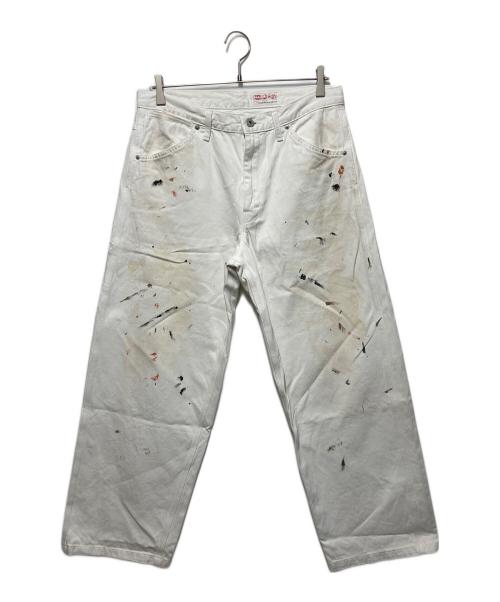 6(ROKU) BEAUTY&YOUTH（ロク ビューティーアンドユース）6(ROKU) BEAUTY&YOUTH (ロク ビューティーアンドユース) ＜timemachine＞PAINT PAINTER PANTS/パンツ ホワイト サイズ:28の古着・服飾アイテム