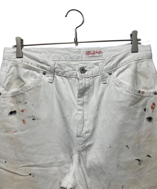 6(ROKU) BEAUTY&YOUTH（ロク ビューティーアンドユース）6(ROKU) BEAUTY&YOUTH (ロク ビューティーアンドユース) ＜timemachine＞PAINT PAINTER PANTS/パンツ ホワイト サイズ:28の古着・服飾アイテム