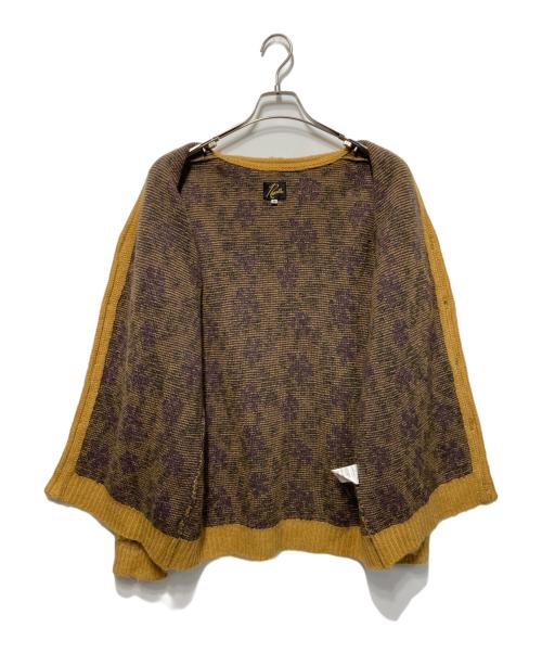Needles（ニードルズ）Needles (ニードルズ) Mohair Cardigan - Flower イエロー×パープル サイズ:Mの古着・服飾アイテム