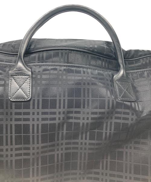 BURBERRY GOLF（バーバリーゴルフ）BURBERRY GOLF (バーバリーゴルフ) シャドーチェック2WAYボストンバッグ ブラックの古着・服飾アイテム