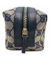 中古・古着 GUCCI (グッチ) ポーチ ネイビー：6000円