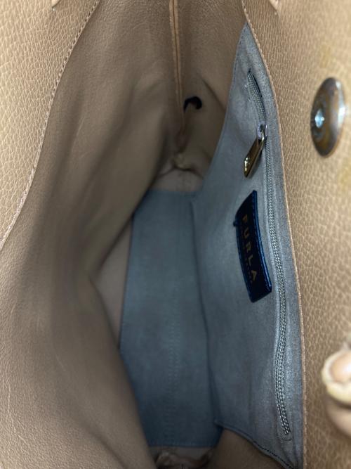FURLA（フルラ）FURLA (フルラ) レザートートバッグ ブラウンの古着・服飾アイテム
