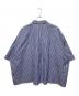 whowhat (フーワット) 5X SHIRT ブルー×ホワイト サイズ:無し：8000円