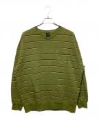 PWAプア）の古着「SHAVED KANOKO BD V-NECK」｜グリーン
