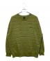 PWA（プア）の古着「SHAVED KANOKO BD V-NECK」｜グリーン