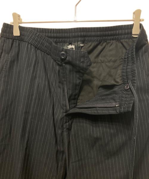 stussy（ステューシー）stussy (ステューシー) ストライプパンツ ネイビー サイズ:Ｌの古着・服飾アイテム