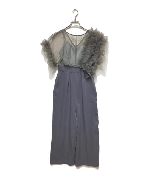LAGUNA MOON（ラグナムーン）LAGUNA MOON (ラグナムーン) チュールドッキングコンビネゾン グレー サイズ:Sの古着・服飾アイテム