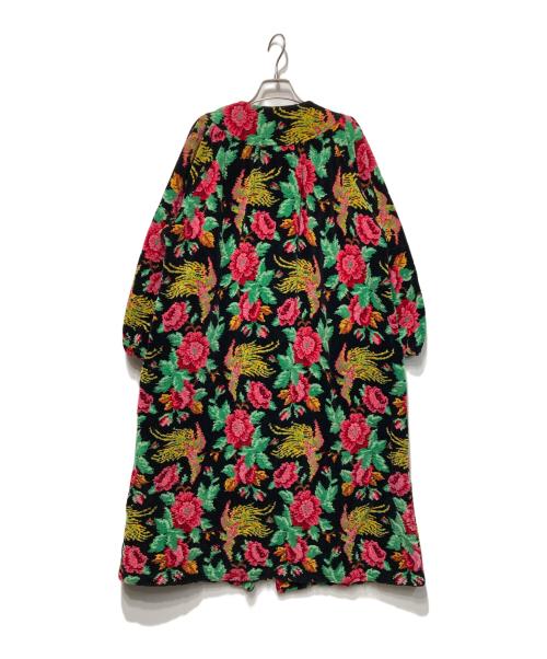 FEILER（フェイラー）FEILER (フェイラー) 花柄ロングコート マルチカラー サイズ:FREEの古着・服飾アイテム