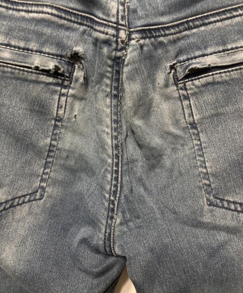 ARMANI EXCHANGE（アルマーニ エクスチェンジ）ARMANI EXCHANGE (アルマーニ エクスチェンジ) バイカーデニムパンツ インディゴ サイズ:28の古着・服飾アイテム