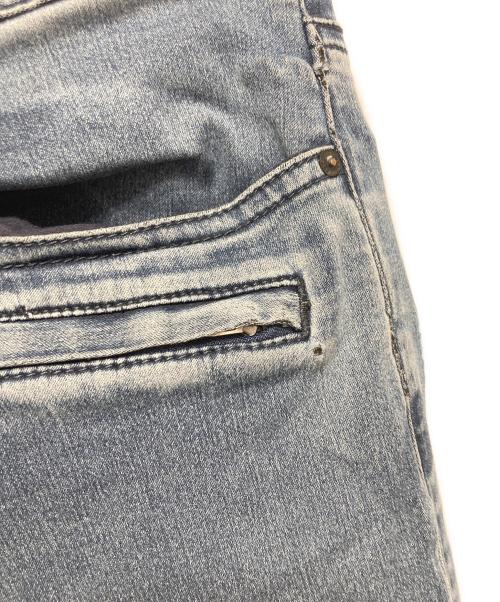 ARMANI EXCHANGE（アルマーニ エクスチェンジ）ARMANI EXCHANGE (アルマーニ エクスチェンジ) バイカーデニムパンツ インディゴ サイズ:28の古着・服飾アイテム