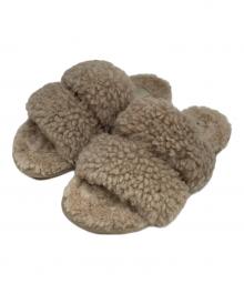 UGG（アグ）の古着「フラッフ イヤー スライドサンダル」｜ベージュ
