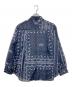 UNITED ARROWS (ユナイテッドアローズ) オーガンジー プリント シャツ ‐ウォッシャブル‐ ネイビー サイズ:Free：5000円