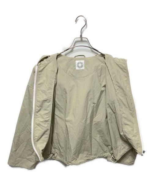 ORCIVAL（オーシバル）ORCIVAL (オーシバル) RECYCLE NYLON TAFFETA ZIP ショート ジャケット ベージュ サイズ:1の古着・服飾アイテム