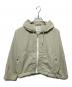 ORCIVAL（オーシバル）の古着「RECYCLE NYLON TAFFETA ZIP ショート ジャケット」｜ベージュ